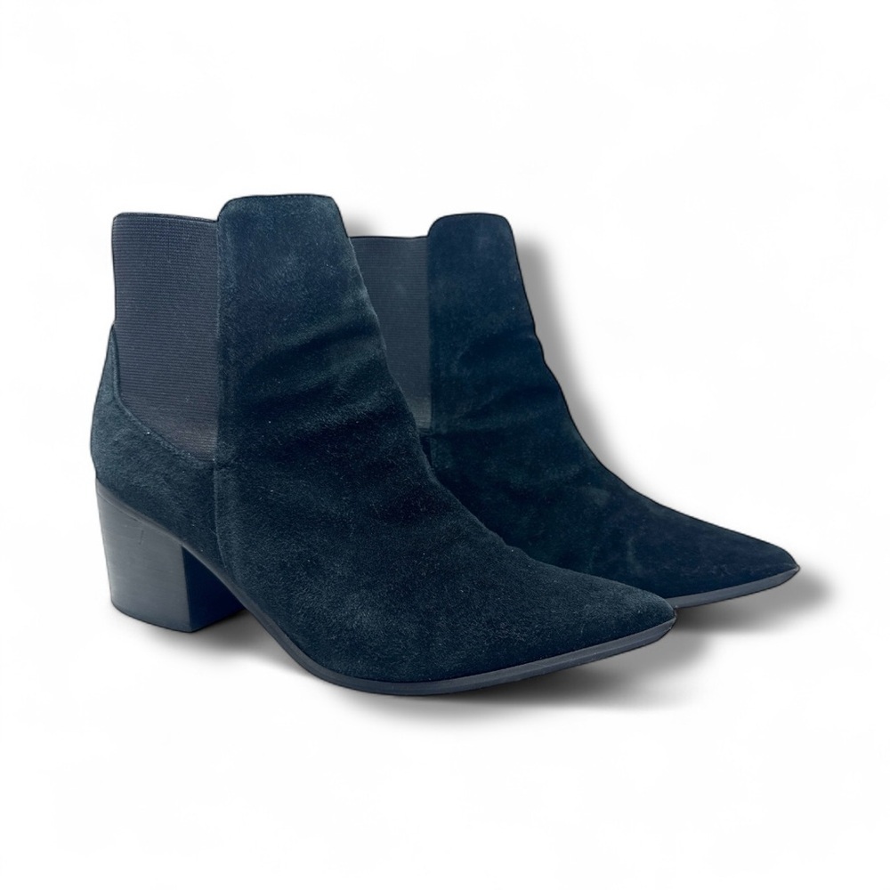 ALDO Black Suede Ankle Boots